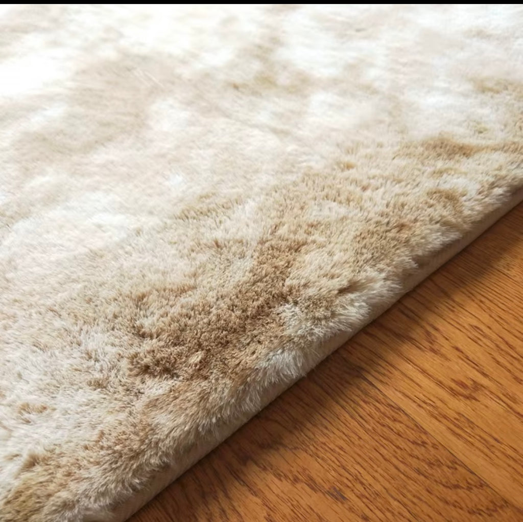 Tapis Shaggy Duveteux Tie-Dye – Ultra Doux, Design Moderne 160x230cm