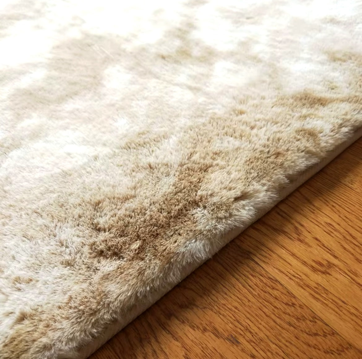 Tapis Shaggy Duveteux Tie-Dye – Ultra Doux, Design Moderne 160x230cm